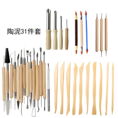 43pcs Polymer Clay Modeling Sculpting Tools Set