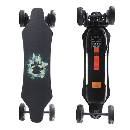 DIY Electric Longboard Belt Motor 1000W All Terrain Longboard