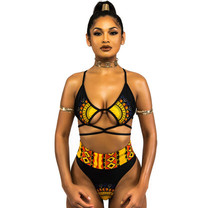 Imani African Print One Piece Swimsuit