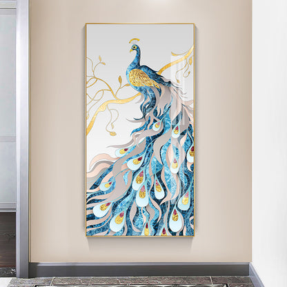 Luxurious Large Gold Aluminum Frame Painting