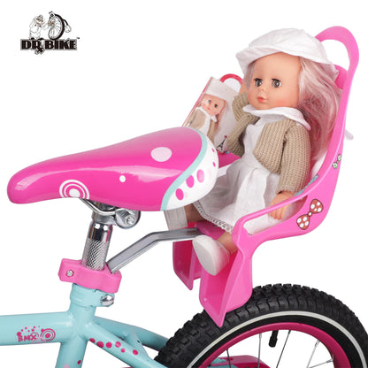 Drbike Kids Bike Seat Post Doll Seat with Holder for Kid Bike with Decorate Yourself Stickers