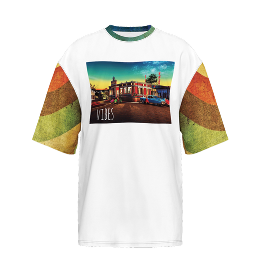 Men’s Oversized Drive Thru Vibes Short-Sleeve T-Shirt