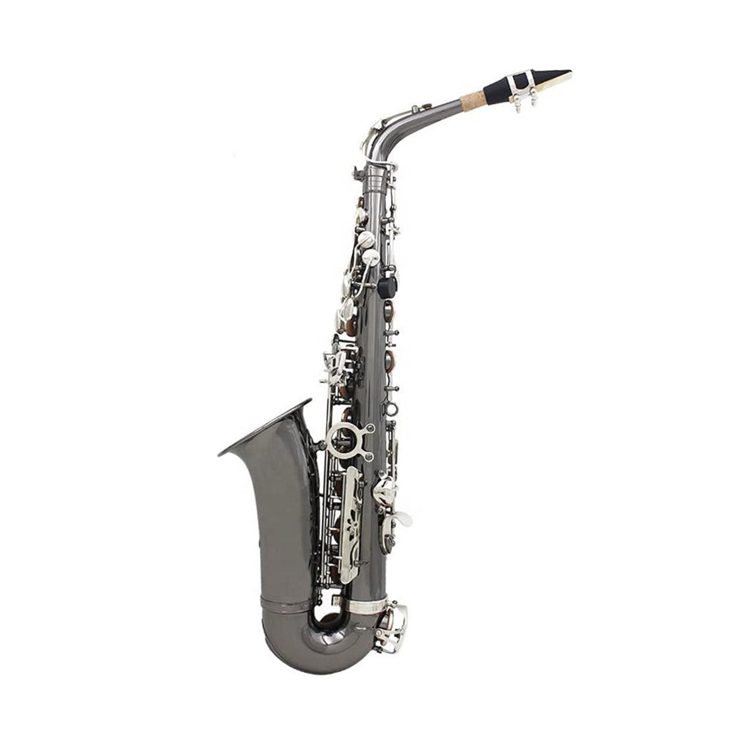 SEASOUND OEM Professional Black Nickel Body Silver Keys Alto Saxophone