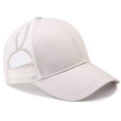 Women's Plain Mesh Baseball Cap