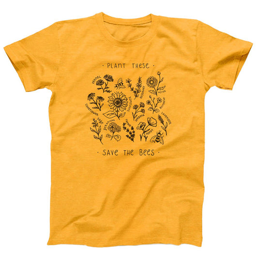 Wild flower graphic T-shirts Women