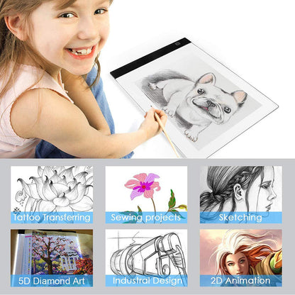 Children's USB Led  A4 Drawing Tablet
