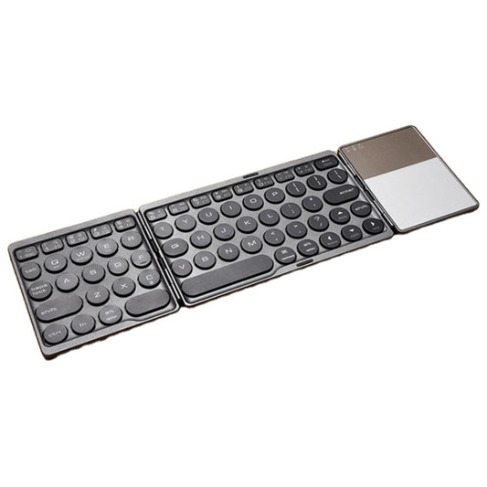 Three-Fold Rechargeable Wireless Keyboard With Touchpad  (PC, Smartphone)