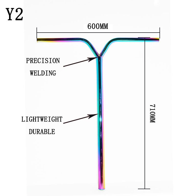 Canniday Pro Scooter Bars HIC SCS Stunt Scooter Handlebar Aluminum Black Kick Scooter Bar Scooter Parts Accessories