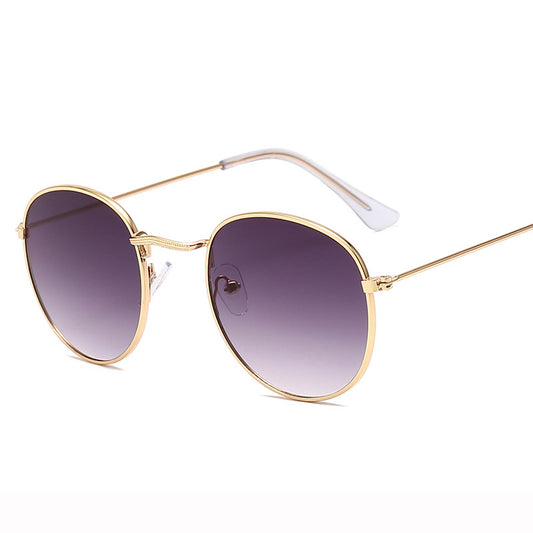 Retro Classic Semi-Rimless Polarized UV400  Sunglasses