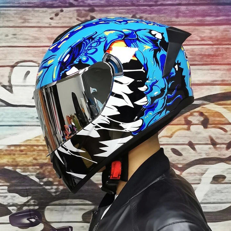 Men Motorcycle Helmet Women Full Face Warm Winter Motor Bike Moto Scooter Motorbike Helmets