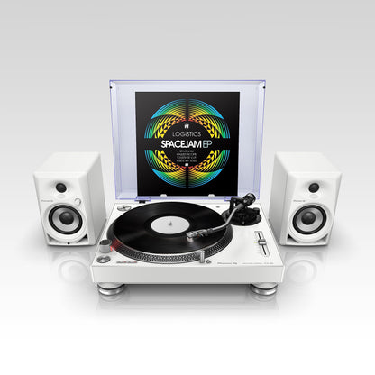 Pioneer DJ PLX-500-W Direct Drive DJ Turntable, White