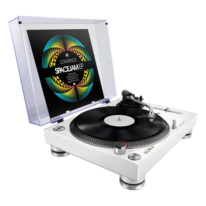 Pioneer DJ PLX-500-W Direct Drive DJ Turntable, White