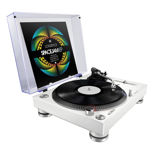 Pioneer DJ PLX-500-W Direct Drive DJ Turntable, White