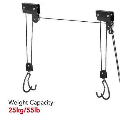Bicycle Ceiling Lift Cargo Racks Bike Storage Garage Hanger
