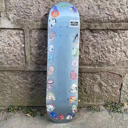 Professional Skateboard Baker Skateboard 8.0 Inch U-Shaped Transverse Skateboard 7-Layer Canada Wood Deck Three-Layer Dyeing Hi