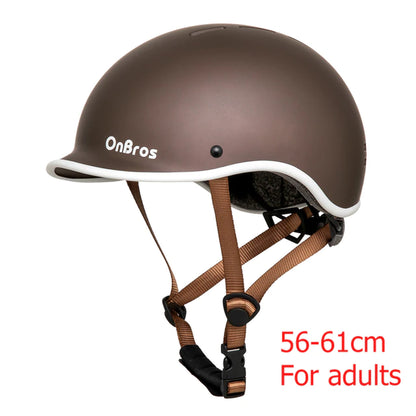 Onbros ABS Shell Urban Bike Helmet for Men and Women Roller Skating Skateboard Cycling Helmets for Kids City Caps