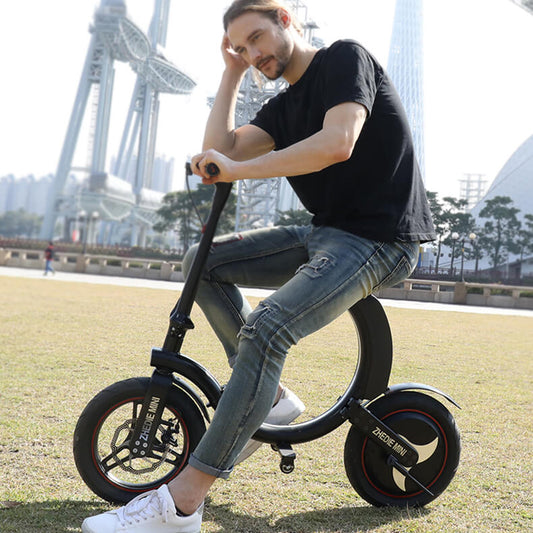 Electric Scooter to Work on Behalf of the Artifact Portable Mini Adult Female Small Folding Generation Driving Battery Bicycle