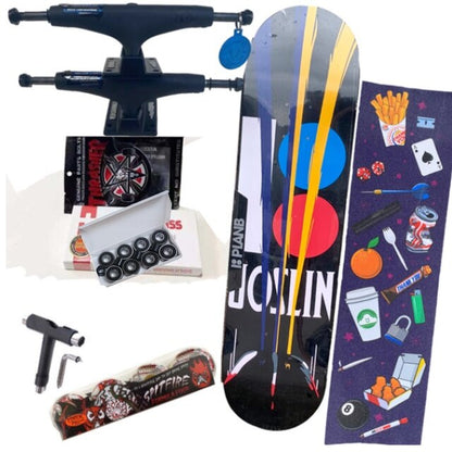 Whole Kit 8Inch Skateboard Santa Cruz Decks Spitfire Skateboard Wheelsthunder Trucks 139 Grizzly Grip Tapes