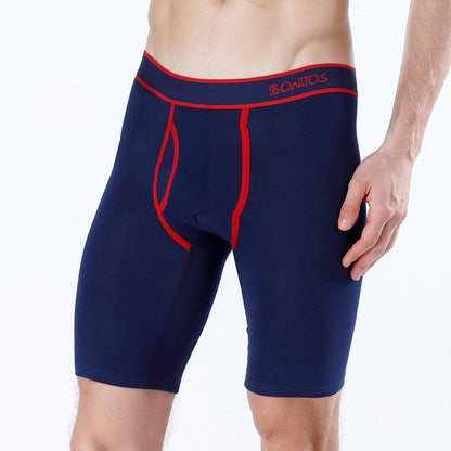 Comfortable Natural Cotton Long Boxer Shorts
