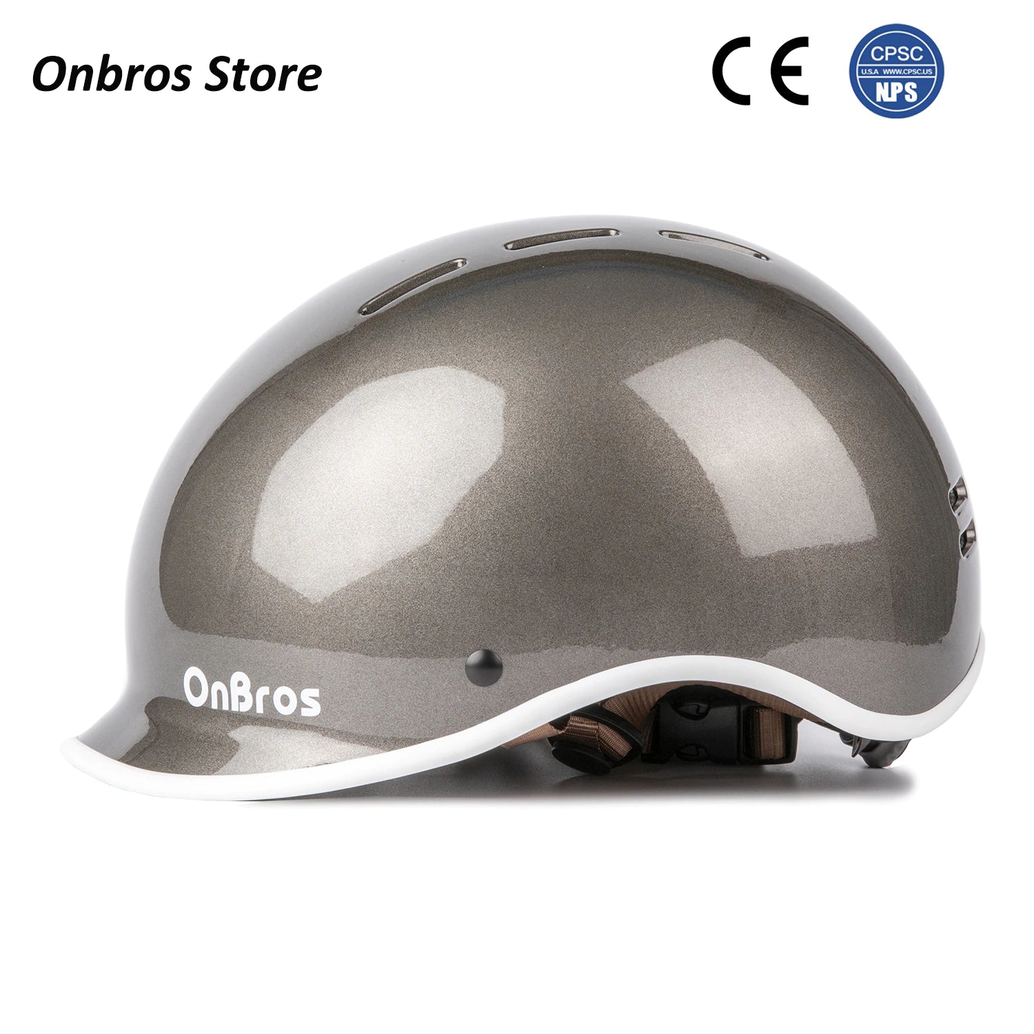 Onbros ABS Shell Urban Bike Helmet for Men and Women Roller Skating Skateboard Cycling Helmets for Kids City Caps