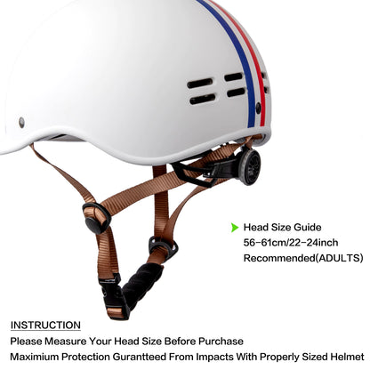 Onbros ABS Shell Urban Bike Helmet for Men and Women Roller Skating Skateboard Cycling Helmets for Kids City Caps