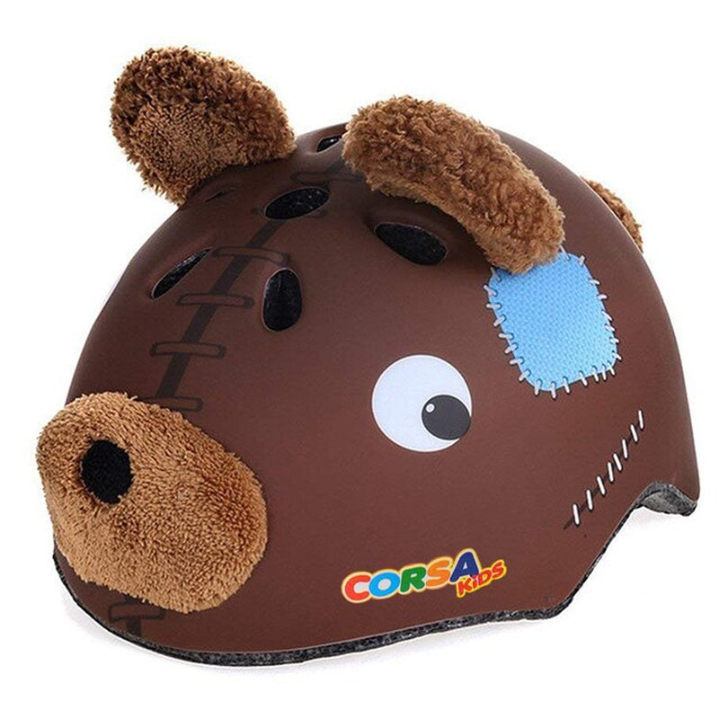 3-8 Years Children Bicycle Helmets Bike Cycling Riding Roller Long Skates Board Kids Animal Cartoon Dinosaur Shark Fox Cute Bear