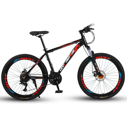 Love Freedom 21 Speed 26 Inch Mountain Bike Bicycles Double Disc Brakes Student Bike Bicicleta Road Bike Free Delivery