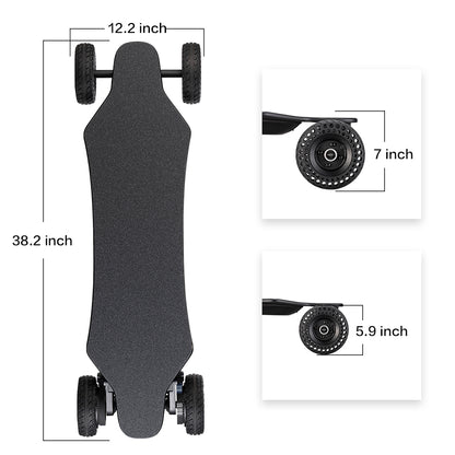 Off-Road Rides Motor Hot Selling Electric Skateboard Remote Control