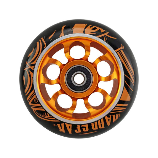 100Mm Scooter Wheels Skateboard Wheelchair Wheel Aluminium Alloy Steel Hub 2 Pieces 88A High Elasticity Precision Speed Skating
