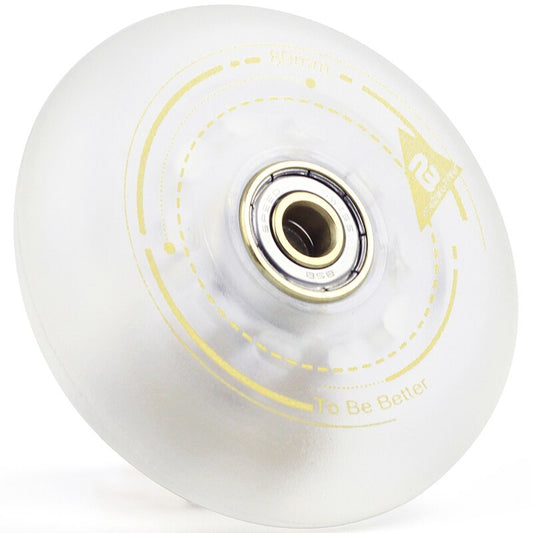 Free Shipping Roller Skate Wheel Inline Wheel Anti-Friction 90A Braking Wheel Fsk Transparent Material