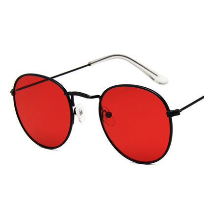 Retro Classic Semi-Rimless Polarized UV400  Sunglasses