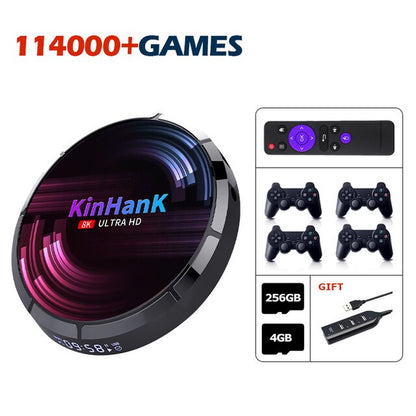Retro Video Game Console Super Console X Max 4K HD Wifi with 114000 Games for Ps1/Psp/Dc/Sega Saturn/Md/Naomi Game Player TV Box