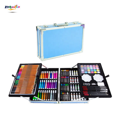 145 Pcs Kids Color Paint Drawing Box Kits  Art Set for Children