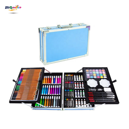 145 Pcs Kids Color Paint Drawing Box Kits  Art Set for Children