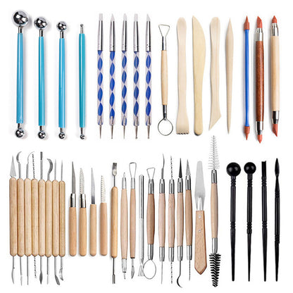 43pcs Polymer Clay Modeling Sculpting Tools Set