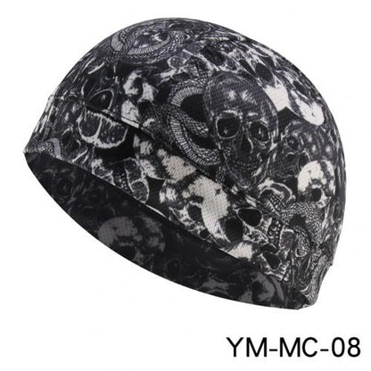 Motorcycle Helmet Inner Cap Windproof Mask Moisture Wicking Cooling Inner Liner Beanie Dome Quick Dry Hat Accessories