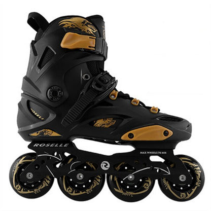 Roller Skates Adult Male and Female College Students Beginners Inline Roller Skates Adult Fancy Shoes Roller Skates Skates