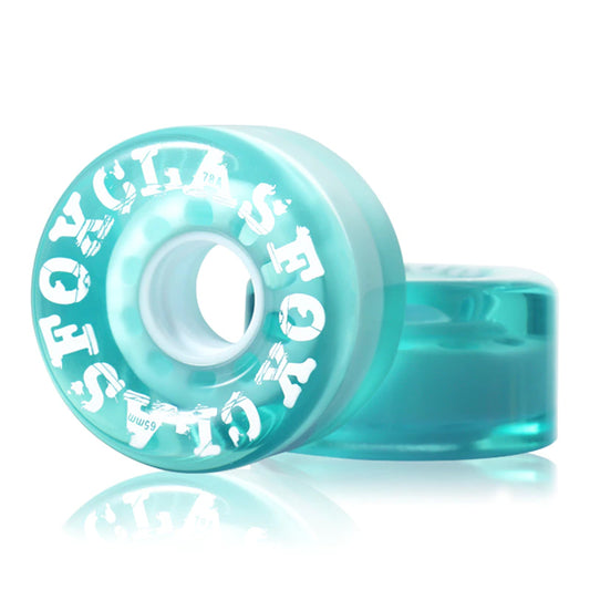 78A Indoor or Outdoor 65X35Mm Quad Roller Skate Wheels 8 Pcs