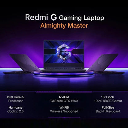 16.1 Inch Xiaomi Redmi G Gaming Laptop | Win 10 | 16+512GB