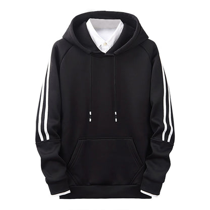 Stripe Stitching Comfortable Guards Hoodies