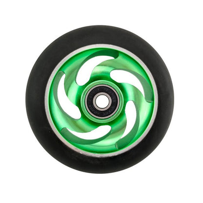 100Mm Scooter Wheels Skateboard Wheelchair Wheel Aluminium Alloy Steel Hub 2 Pieces 88A High Elasticity Precision Speed Skating