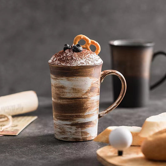 Japanese Style Coarse Pottery Coffee Cup