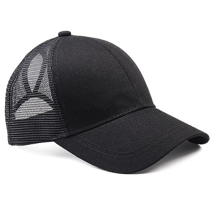 Women's Plain Mesh Baseball Cap