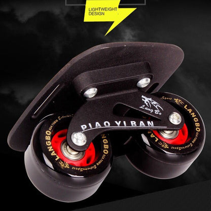 Outdoor Freeline Drift Skates Plate With PU Wheels and ABEC-9 608 Bearings