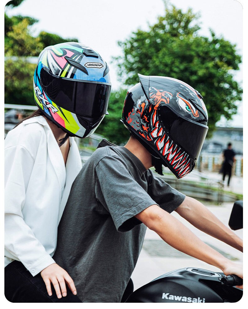 Men Motorcycle Helmet Women Full Face Warm Winter Motor Bike Moto Scooter Motorbike Helmets