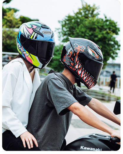 Men Motorcycle Helmet Women Full Face Warm Winter Motor Bike Moto Scooter Motorbike Helmets