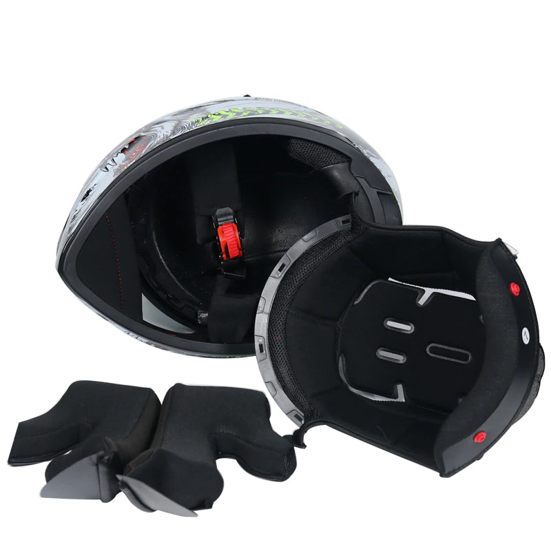 Men Motorcycle Helmet Women Full Face Warm Winter Motor Bike Moto Scooter Motorbike Helmets