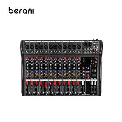 Berani CT-120L 12 Channel Independent Audio Mixer Console for Recording