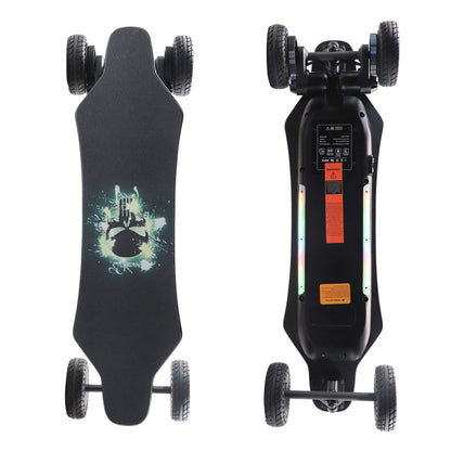 DIY Electric Longboard Belt Motor 1000W All Terrain Longboard