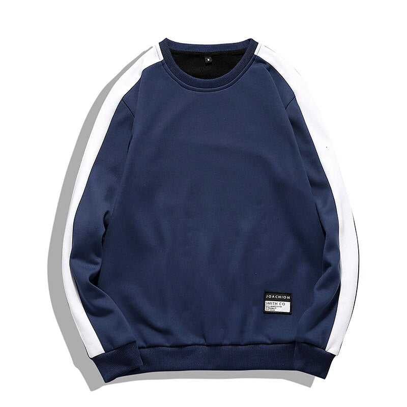 Brand Men Sweatshirts 2022 Spring Autumn Hip Hop Streetwear Mens Pullover Sweatshirt Hoodies Mens Patchwork Outwear Male Top 4XL